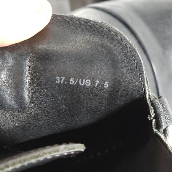 RAG & BONE Women's Harrow US7,5 EU37,5 Black Leather Strappy Ankle Booties Boot - Picture 14 of 14